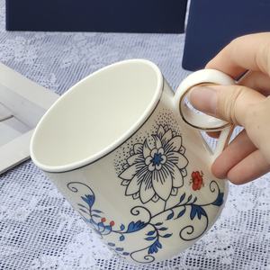 Mug en céramique écologique à l'odeur d'oignon bleu, personnalité créative, pour le bureau et la maison, tasse à lait pour le petit-déjeuner, tasse à thé de bureau - Product Image 6