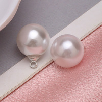 Kancing berbentuk jamur mutiara Kancing resin bulat Untuk kemeja hitam dan putih kancing dekoratif sifon jahitan tangan