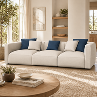 QINUO Meubles de Salon Style Moderne, Chaises de Villa, Mobilier d'Intérieur, Canapé Trois Places