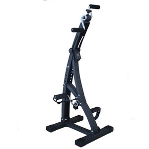 Vélo d'exercice vertical JS708 en acier 40x41x104 cm, pédalier durable pour entraînement fitness à domicile - Product Image 2