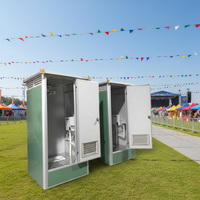 Toilettes préfabriquées modulaires portables pour compostage, cabine mobile, toilettes publiques extérieures, douche, toilettes mobiles