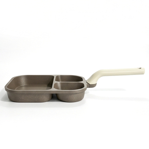 Sartén para Huevos RAF R.2545 de 19x23cm con Fondo Plano y 3 Zonas de Cocción, Antiadherente, Fácil de Limpiar, para Estufas de Gas, Eléctricas, Vitrocerámicas, Halógenas e Inducción - Product Image 6