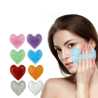 Compresa de Gel Reutilizable en Forma de Corazón, Fría o Caliente, para Alivio del Dolor por Lesiones, Compresa de Gel Suave para Regalos Promocionales