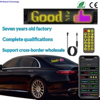 Écran souple LED pour voiture, best-seller transfrontalier, affichage flexible, application pour écran publicitaire LED de voiture, autocollant intelligent pour voiture Led-czp-309