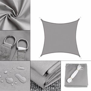 Prix usine 6x8M pare-soleil abri étanche Patio jardin voile d'ombrage UV bloc couverture piscine auvent Camping pique-nique tente auvent - Product Image 5