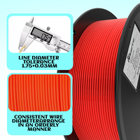 Filament 3D PETG mat haute vitesse LZK personnalisé en gros, 1 kg par rouleau, 1,75 mm, 240°C, CN GUA pour imprimantes 3D