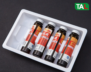 กล่องพลาสติกฉีดขวดพลาสติกแบบใช้แล้วทิ้งถาดใสด้านในสำหรับบรรจุภัณฑ์ยา - Product Image 2