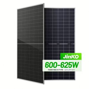 JINKO แผง615พลังงานแสงอาทิตย์610W 615W 620W 625W 630W แผงโมโนคริสตัลไลน์โมลาร์พร้อมกระจกคู่ - Product Image 1