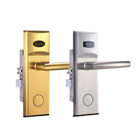 Système de sécurité RFID économique pour portes, entrée sans clé, poignée électrique sécurisée, cylindres de porte en bois, serrure intelligente pour hôtel, Cloud