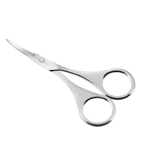Tijeras de Manicura de Acero Inoxidable, Hoja Recta, Punta Afilada, para Cejas, Cutículas y Vello Nasal - Product Image 2
