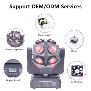 Professionale oem/odm 150W RGBW luce del palcoscenico Disco <span class=keywords><strong>LED</strong></span> <span class=keywords><strong>testa</strong></span> <span class=keywords><strong>mobile</strong></span> 12 pz DMX512 controllo inor corpo per discoteche partito - Product Image 6