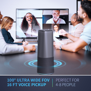 Caméra de visioconférence Hitrolink tout-<span class=keywords><strong>en</strong></span>-un USB 1080P certifiée CE/FCC avec haut-parleur et microphone pour conférences <span class=keywords><strong>en</strong></span> direct/<span class=keywords><strong>en</strong></span> <span class=keywords><strong>ligne</strong></span> - Product Image 3