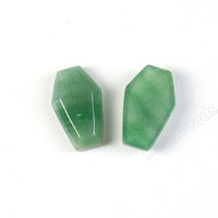 Nueva Piedra Natural a Granel, Mini Tapa de Ataúd, Forma de Piedra, Ágata, Amatista, Tallada a Mano para Hacer Joyas, 3 cm, 2 cm