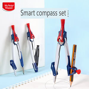 Boussole intelligente MAPED avec <span class=keywords><strong>levier</strong></span> de verrouillage intelligent, en métal, pour étudiants, avec crayon en bois, fabriquée en Chine - Product Image 5