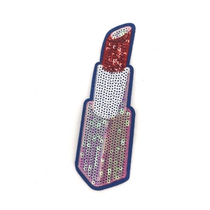 Logo Design Personalizzato Paillettes Zona Del Ricamo di Applique del Tessuto Badge <span class=keywords><strong>Patch</strong></span> per I Vestiti - Product Image 1