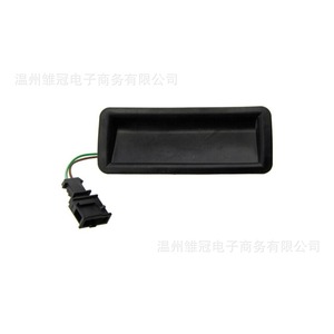Manija de la puerta trasera del maletero 6Y0827574 para Volkswagen Skoda, pieza de repuesto de metal negro - Product Image 3