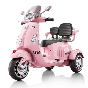 Ucuz çocuk küçük oyuncak pembe 12v pil şarj cihazı elektrikli bisikletler motosiklet motosiklet araba çocuklar için Boys 5 yaşında