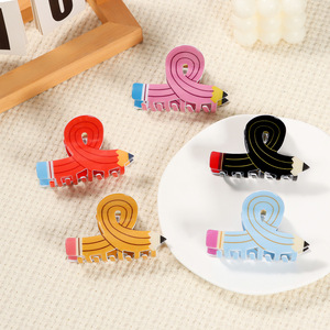 GOEISคู่ดินสอการ์ตูนสุดสร้างสรรค์, สไตล์เกาหลีหัวกรงเล็บหลังน่ารัก INS แฟชั่นการเดินทางเส้นผมสุดเท่สำหรับ2024ฤดูใบไม้ผลิ - Product Image 1