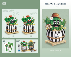 Pour <span class=keywords><strong>LOZ</strong></span> le plus populaire modèle de Cactus blocs de construction jouets de Construction éducatifs pour enfants 5-7 ans créatif nouvelles idées cadeaux - Product Image 3