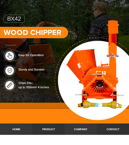 3-точечная сцепка CE одобренный китайский мини трактор с приводом <span class=keywords><strong>pto</strong></span> портативный bx42 Малый измельчитель древесины - Product Image 3