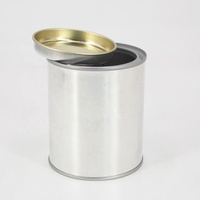 Prix d'usine – Contenants ronds en fer blanc vides pour peinture, 200 ml, 0,4 L, 0,5 L, pour emballage de produits chimiques et de revêtements