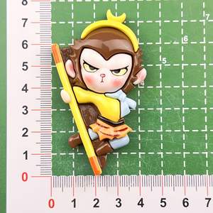 Singe Roi Résine Artisanat En Gros Épingle À Cheveux Téléphone Cas Porte-clés Résine Accessoires Résine Charmes Pour La Décoration - Product Image 5