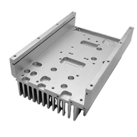 Plaque de refroidissement à eau en alliage d'aluminium avec caloduc, radiateur de 160 mm avec base en cuivre, services de cintrage, découpe et soudage