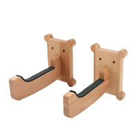 Support mural pour planche de surf en bois de hêtre, supports muraux pour planches de surf avec boulons d'expansion M6, rangement vertical ou horizontal pour planches de surf