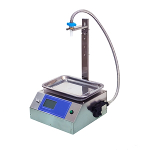 Machine de remplissage de bouteilles semi-automatique CSY-L10 à bas prix, petite, en acier inoxydable, avec pesage quantitatif de haute précision pour les boissons - Product Image 3