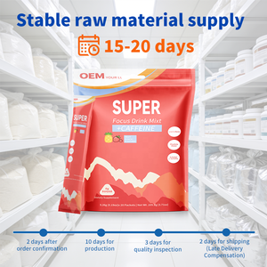 Venta al por mayor: Mezcla de bebida nootrópica Super Focus con Magnesio, Melena de León y Rhodiola. Plazo de entrega rápido, pedido flexible. - Product Image 3