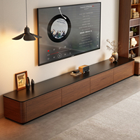 Nouveau modèle 2026 : Meuble TV de luxe moderne sur pied, table basse en cristal avec rangement pour salon et hôtel, meuble TV, mobilier de maison