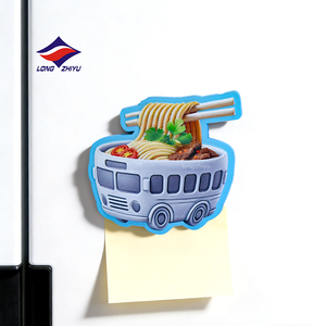 แม่เหล็กติดตู้เย็นโลหะส่วนตัว Longzhiyu 20 ปี แม่เหล็กติดตู้เย็นโลโก้ของคุณเอง สติ๊กเกอร์ติดตู้เย็น แม่เหล็กติดตู้เย็นเคลือบอ่อนลายราเมน - Product Image 3