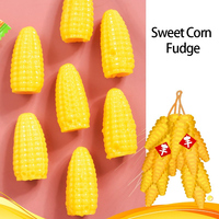 Wholesale Lingqu Brand Halal Certified Low-Sugar Gummy Candy Corn Shape Corn Flavor Orange Soft Jelly Candy OEM/ODM 500g Bag
