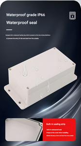 Caja de Sensores Inteligentes, Montaje en Pared, Resistente a la Intemperie, Carcasa Industrial IP65 para Instrumentos Electrónicos - Product Image 6