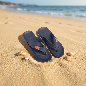 Unisex Striped Upper EVA Light Weight Anti-Slip Fashion Trend Slide <b>Slipper</b> for Indoor Outdoor Use Spring Season - Product Image 2