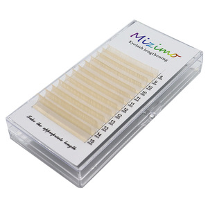 <span class=keywords><strong>Faux</strong></span> <span class=keywords><strong>cils</strong></span> synthétiques monocolores 0.07 8-13 Bleu Blanc Violet Jaune Gris Orange Rose Marron Débutant par le bas - Product Image 6