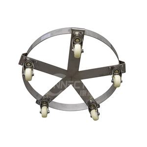 स्टील ड्रम बैरल चायदान ट्राली - Product Image 3