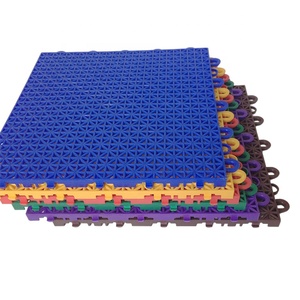 Mattonelle di plastica ad incastro modulari multifunzionali per campi sportivi da basket all'aperto - Product Image 4