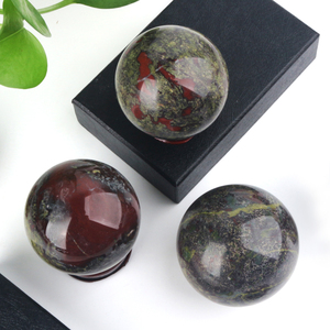 Vente en gros de sphères de cristal Feng Shui pour la guérison, sphère de pierre de sang de dragon pour la méditation - Product Image 4