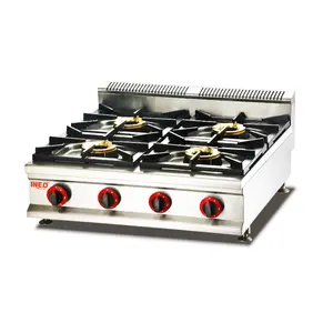 Table Top New Burner Design Gas 4 Burner Gas Cooking Burner Range Durable And Stable Combustion