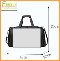 Sac de sport léger de grande capacité Sac de voyage multifonctionnel pour fitness et voyage Sac de voyage d'affaires portable