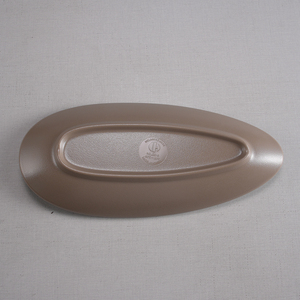 <span class=keywords><strong>Vaisselle</strong></span> de luxe pour hôtel, assiette en <span class=keywords><strong>mélamine</strong></span> en forme de <span class=keywords><strong>bateau</strong></span>, aspect en grès martelé bicolore, élégante assiette de service pour banquet 5 étoiles - Product Image 3