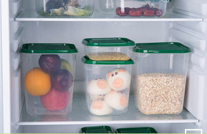 Juego de 17 Recipientes Transparentes para Almacenamiento de Alimentos LYT272, Recipientes Herméticos para Granos y Frijoles, Organizador de Alimentos para Refrigerador - Product Image 2