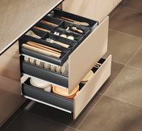 Système d'armoires de cuisine en gros d'usine, unité de cuisine modulaire pour appartements