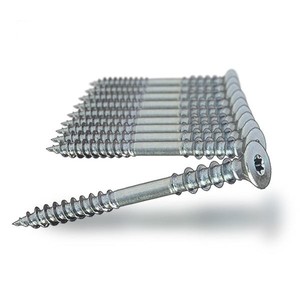 Vis <span class=keywords><strong>de</strong></span> réglage à double filetage Torx en gros <span class=keywords><strong>de</strong></span> Chine, vis à bois galvanisées à tête coupée, vis structurelles pour le bois - Product Image 4