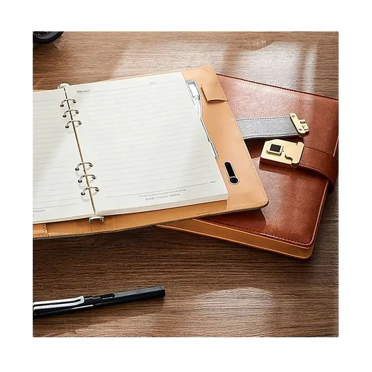 Agenda Cover Diary With Clasp A5 Pu Leather Bound Planner