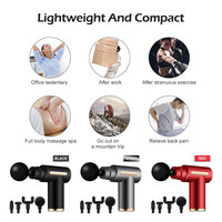 Appareil de Massage Électronique à Vibration Manuel Portable Sans Fil pour Tissus Musculaires Profonds du Corps Entier, Mini Pistolet de Massage Fascial Le Plus Vendu