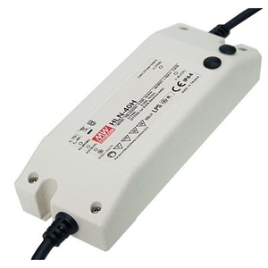 Controlador LED Mean Well HLN-40H-20A, 30W, 20V, 2000mA, Regulable, de un Solo Canal, Convertidor AC-DC - Product Image 1