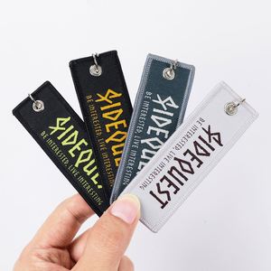 Porte-clés d'avion OEM&ODM, porte-clés brodé personnalisé en Chine, porte-clés à sangle mousqueton en Chine - Product Image 1