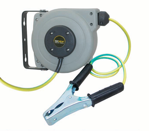 Enrouleur de mise à la <span class=keywords><strong>terre</strong></span> statique rétractable automatique mettant à la <span class=keywords><strong>terre</strong></span> l'enrouleur de câble 7M/16M avec pince - Product Image 1
